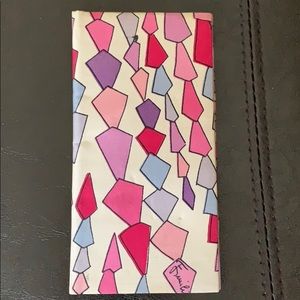 Emilio Pucci Vintage Checkbook/Wallet